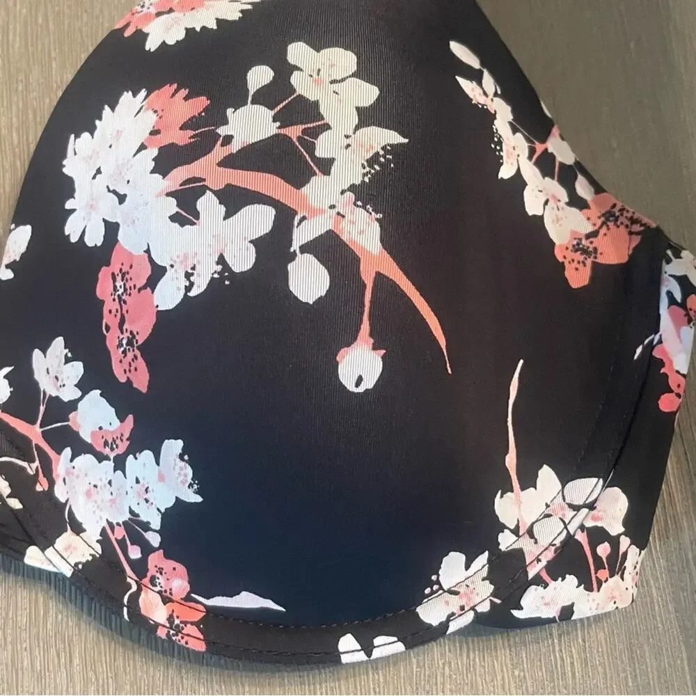 Natori Pure Luxe Underwire Tshirt Bra womens Size 32D Cherry Blossom intimates